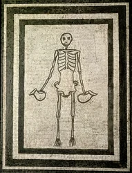 Skeleton of a cupbearer